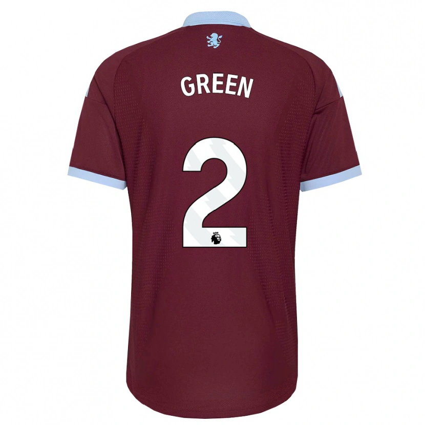 Danxen Hombre Camiseta Jacob Green #2 Azulaciano Borgoña 1ª Equipación 2026/27 La Camisa México