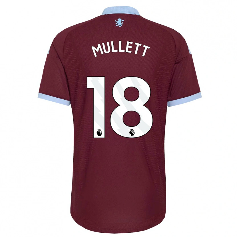 Danxen Hombre Camiseta Georgia Mullett #18 Azulaciano Borgoña 1ª Equipación 2026/27 La Camisa México