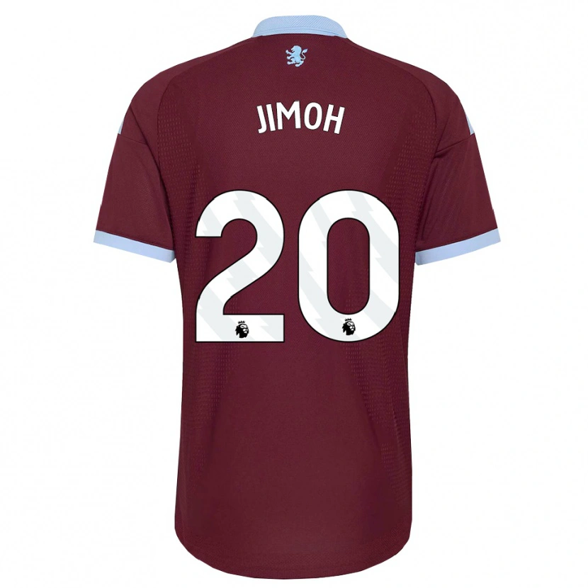 Danxen Hombre Camiseta Jamaldeen Jimoh-Aloba #20 Azulaciano Borgoña 1ª Equipación 2026/27 La Camisa México