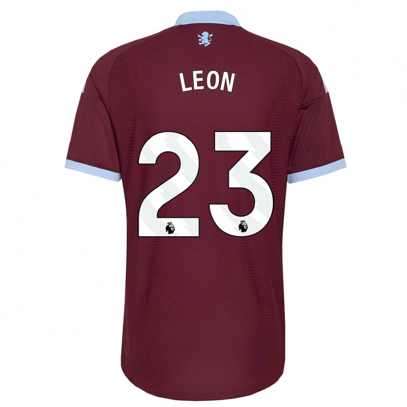 Danxen Hombre Camiseta Adriana Leon #23 Azulaciano Borgoña 1ª Equipación 2026/27 La Camisa México