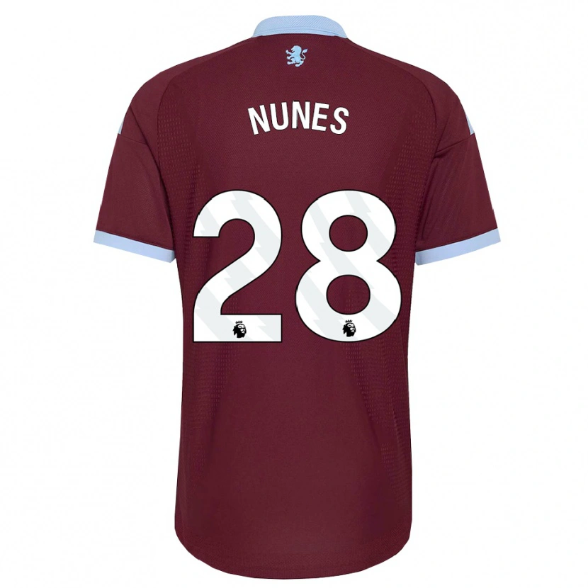 Danxen Hombre Camiseta Gabi Nunes #28 Azulaciano Borgoña 1ª Equipación 2026/27 La Camisa México