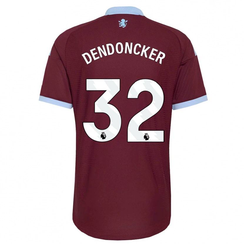 Danxen Hombre Camiseta Leander Dendoncker #32 Azulaciano Borgoña 1ª Equipación 2026/27 La Camisa México