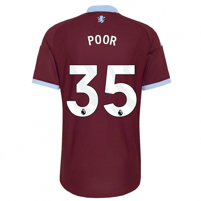 Danxen Hombre Camiseta Sophia Poor #35 Azulaciano Borgoña 1ª Equipación 2026/27 La Camisa México