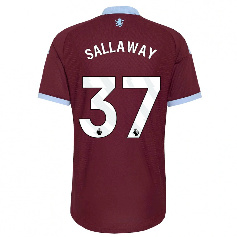Danxen Hombre Camiseta Lydia Sallaway #37 Azulaciano Borgoña 1ª Equipación 2026/27 La Camisa México