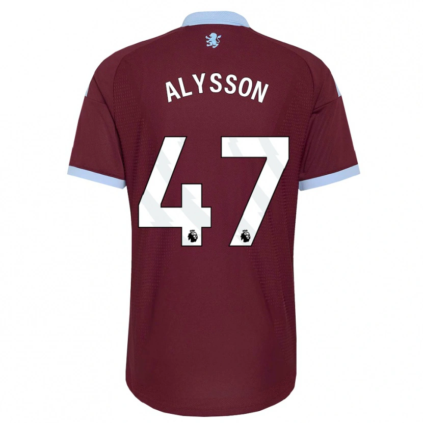 Danxen Hombre Camiseta Alysson Edward Franco Da Rocha #47 Azulaciano Borgoña 1ª Equipación 2026/27 La Camisa México
