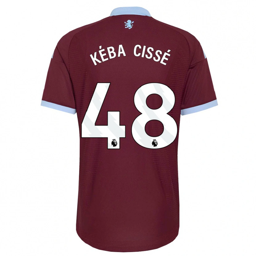Danxen Hombre Camiseta Modou Kéba Cissé #48 Azulaciano Borgoña 1ª Equipación 2026/27 La Camisa México