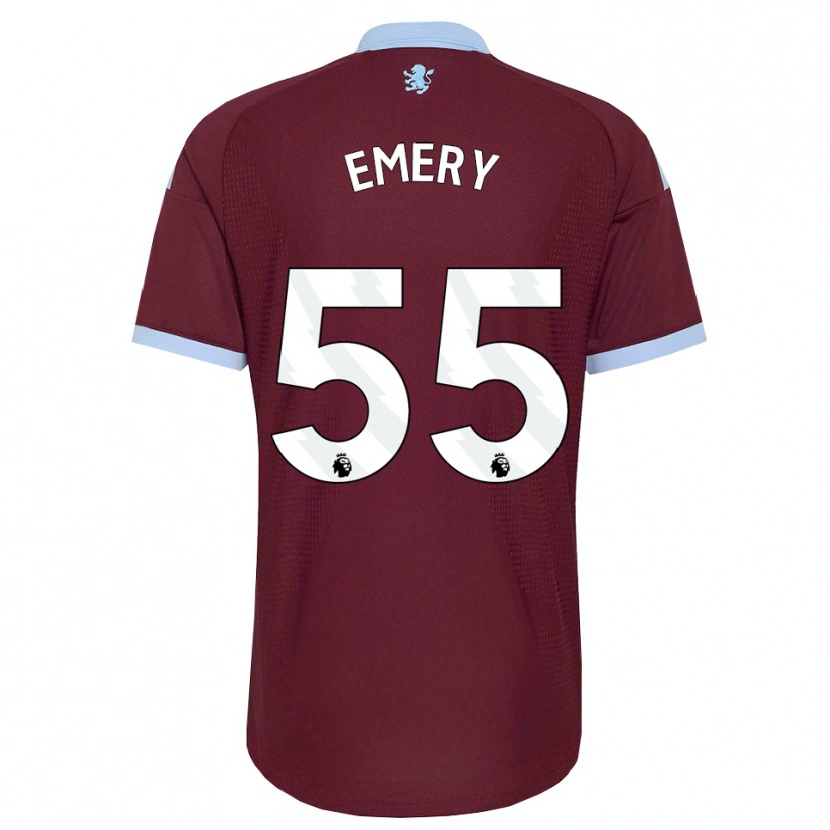 Danxen Hombre Camiseta Lander Emery #55 Azulaciano Borgoña 1ª Equipación 2026/27 La Camisa México