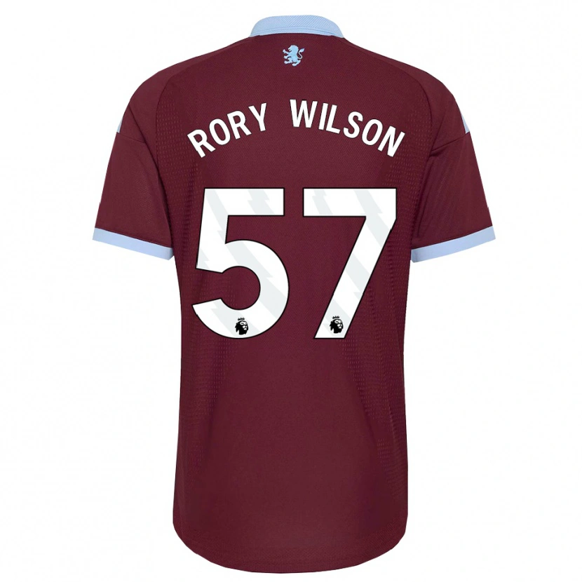 Danxen Hombre Camiseta Rory Wilson #57 Azulaciano Borgoña 1ª Equipación 2026/27 La Camisa México