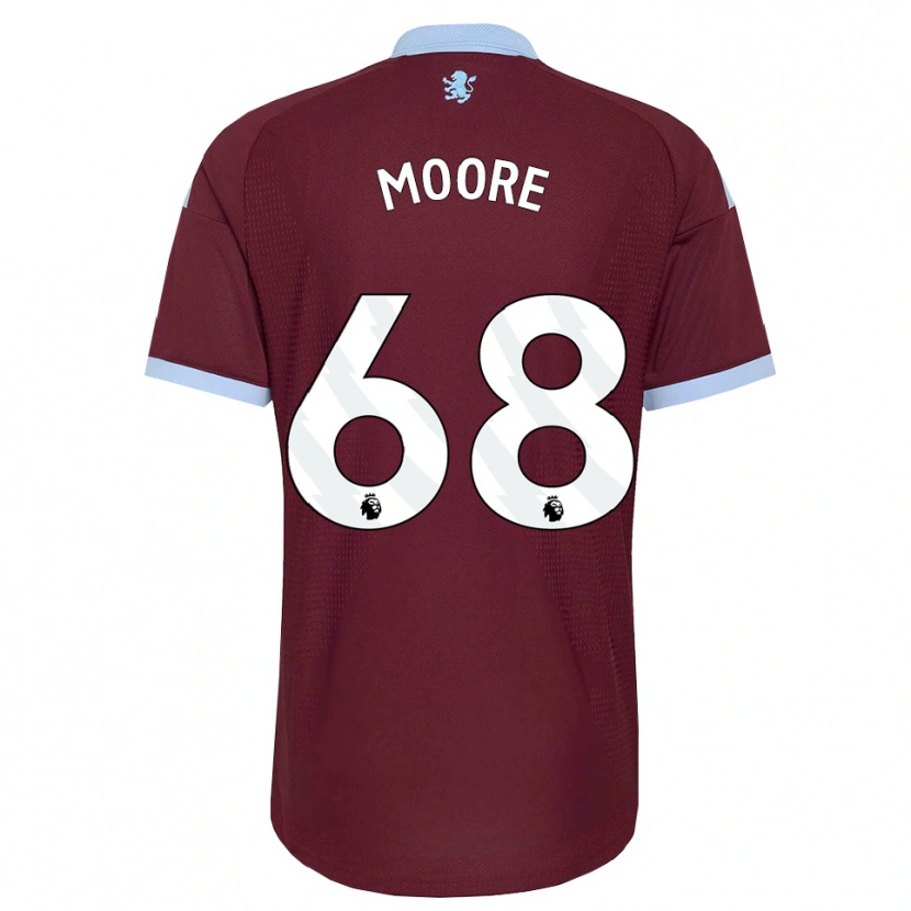 Danxen Hombre Camiseta Kobei Moore #68 Azulaciano Borgoña 1ª Equipación 2026/27 La Camisa México