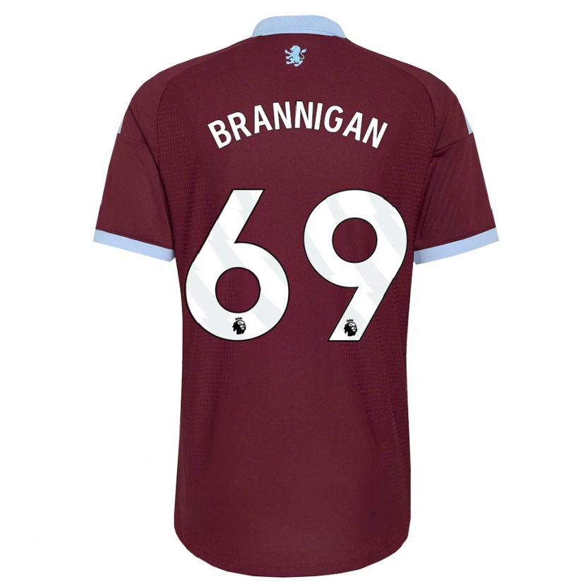 Danxen Hombre Camiseta Cole Brannigan #69 Azulaciano Borgoña 1ª Equipación 2026/27 La Camisa México