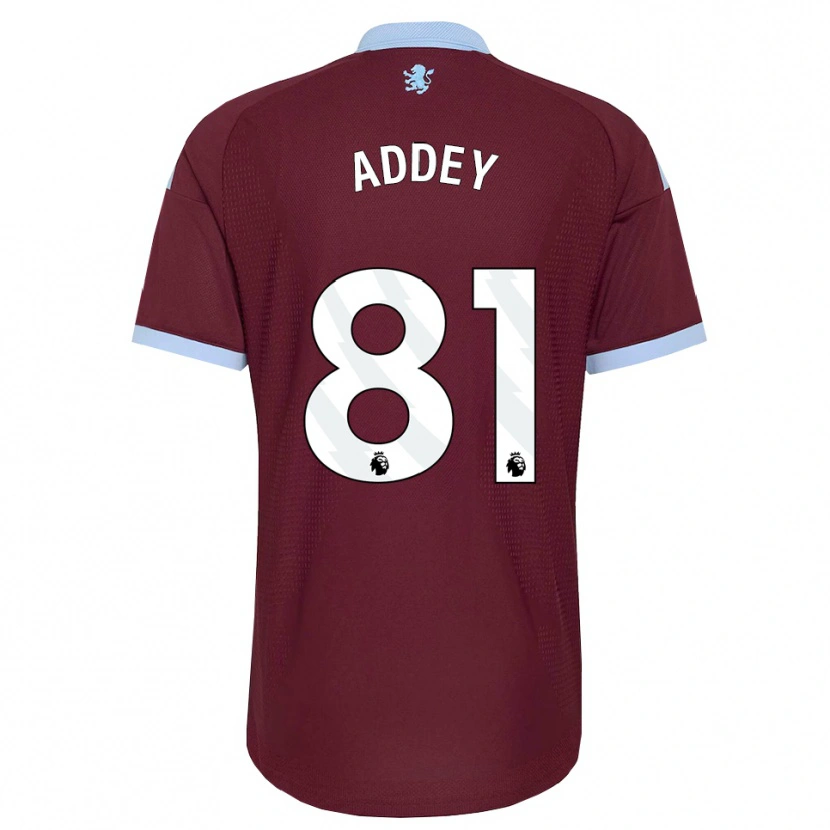 Danxen Hombre Camiseta Farid Addey #81 Azulaciano Borgoña 1ª Equipación 2026/27 La Camisa México