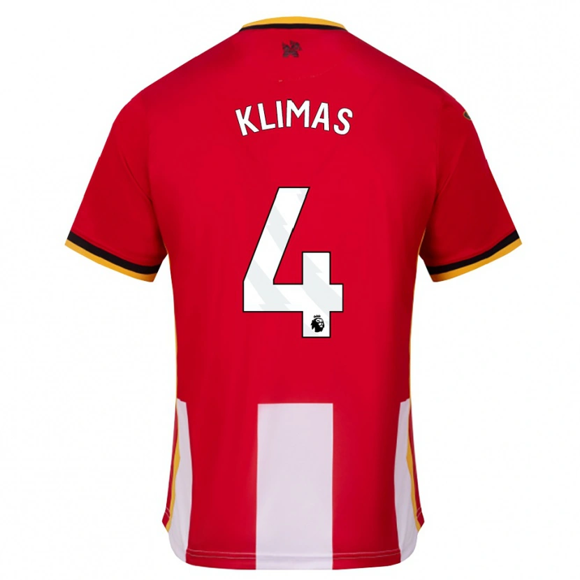 Danxen Hombre Camiseta Matas Klimas #4 Amarillo Negro Rojo 1ª Equipación 2026/27 La Camisa México