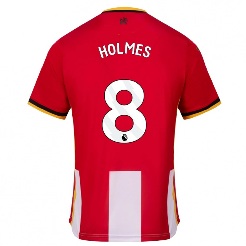 Danxen Hombre Camiseta Mollie Holmes #8 Amarillo Negro Rojo 1ª Equipación 2026/27 La Camisa México