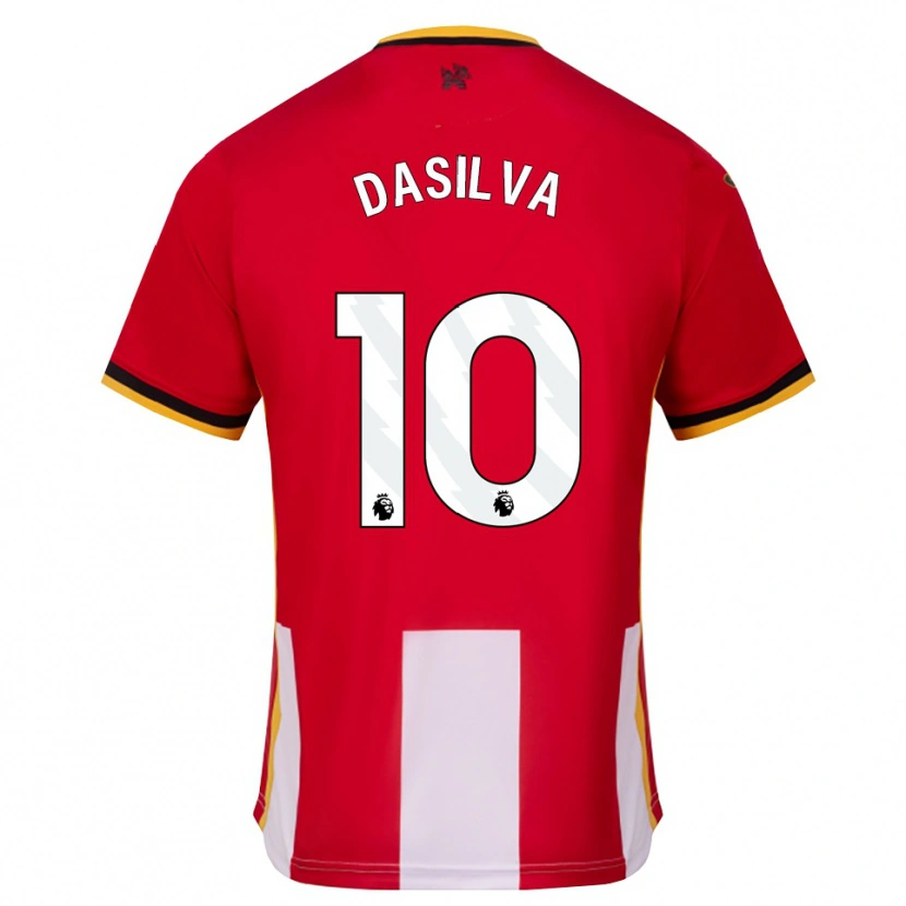 Danxen Hombre Camiseta Josh Dasilva #10 Amarillo Negro Rojo 1ª Equipación 2026/27 La Camisa México
