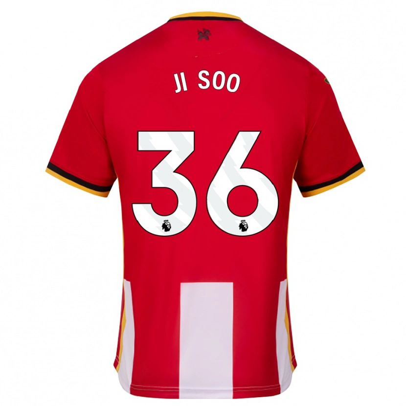 Danxen Hombre Camiseta Ji-Soo Kim #36 Amarillo Negro Rojo 1ª Equipación 2026/27 La Camisa México