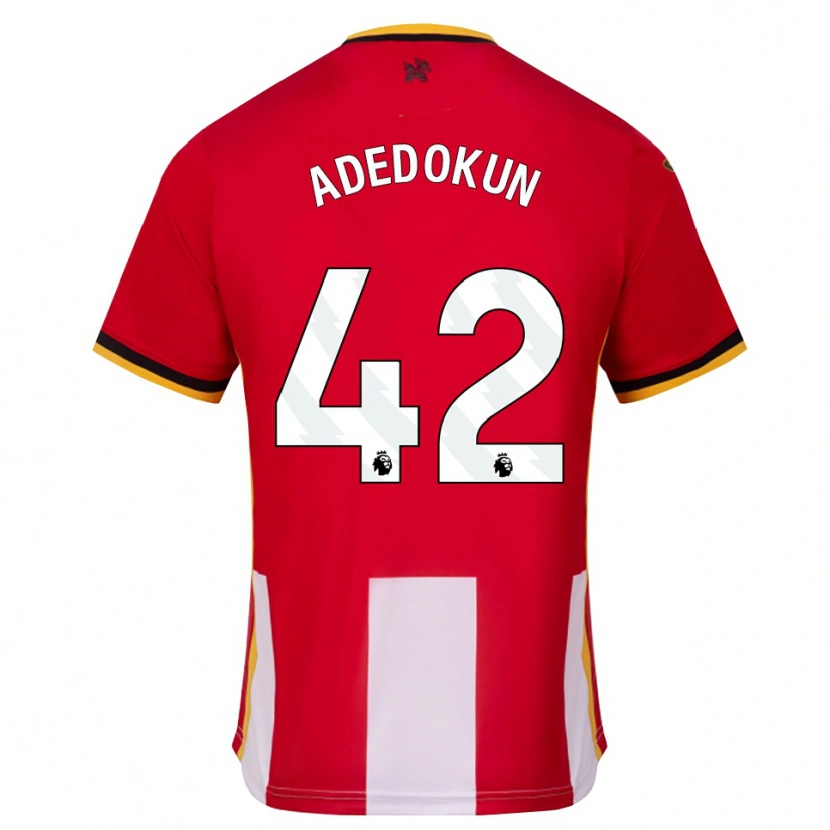 Danxen Hombre Camiseta Val Adedokun #42 Amarillo Negro Rojo 1ª Equipación 2026/27 La Camisa México