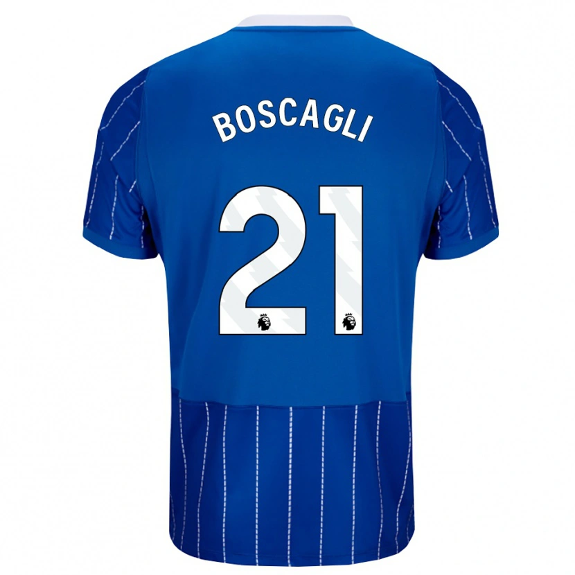 Danxen Hombre Camiseta Olivier Boscagli #21 Azulmedio Blanco 1ª Equipación 2026/27 La Camisa México