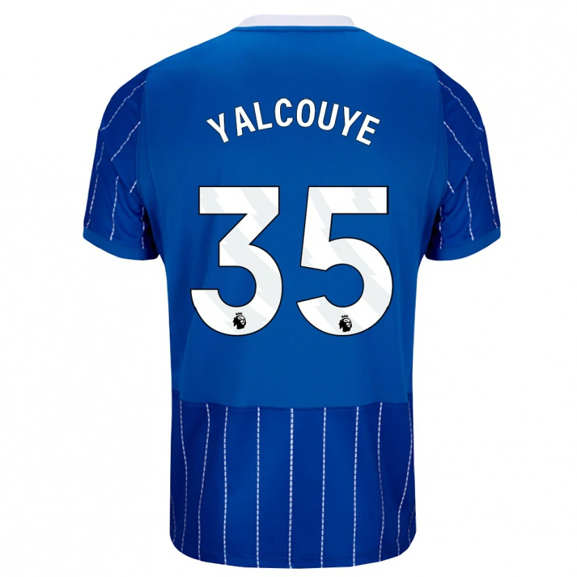 Danxen Hombre Camiseta Malick Yalcouyé #35 Azulmedio Blanco 1ª Equipación 2026/27 La Camisa México