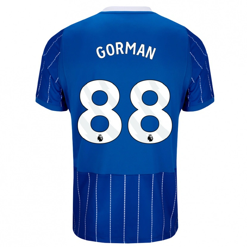 Danxen Hombre Camiseta Ronnie Gorman #88 Azulmedio Blanco 1ª Equipación 2026/27 La Camisa México