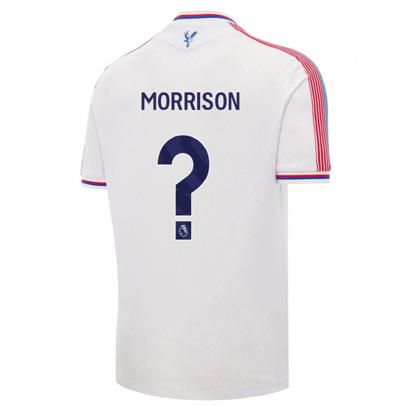 Danxen Hombre Camiseta Jack Wells-Morrison #0 Blanco Rojo Azul 1ª Equipación 2026/27 La Camisa México