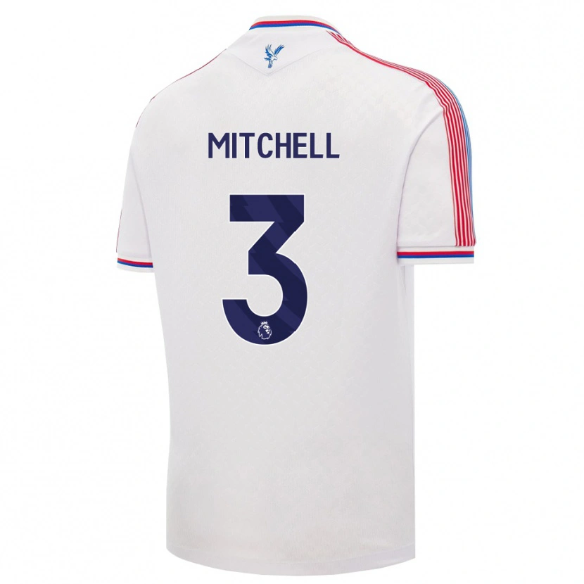 Danxen Hombre Camiseta Tyrick Mitchell #3 Blanco Rojo Azul 1ª Equipación 2026/27 La Camisa México