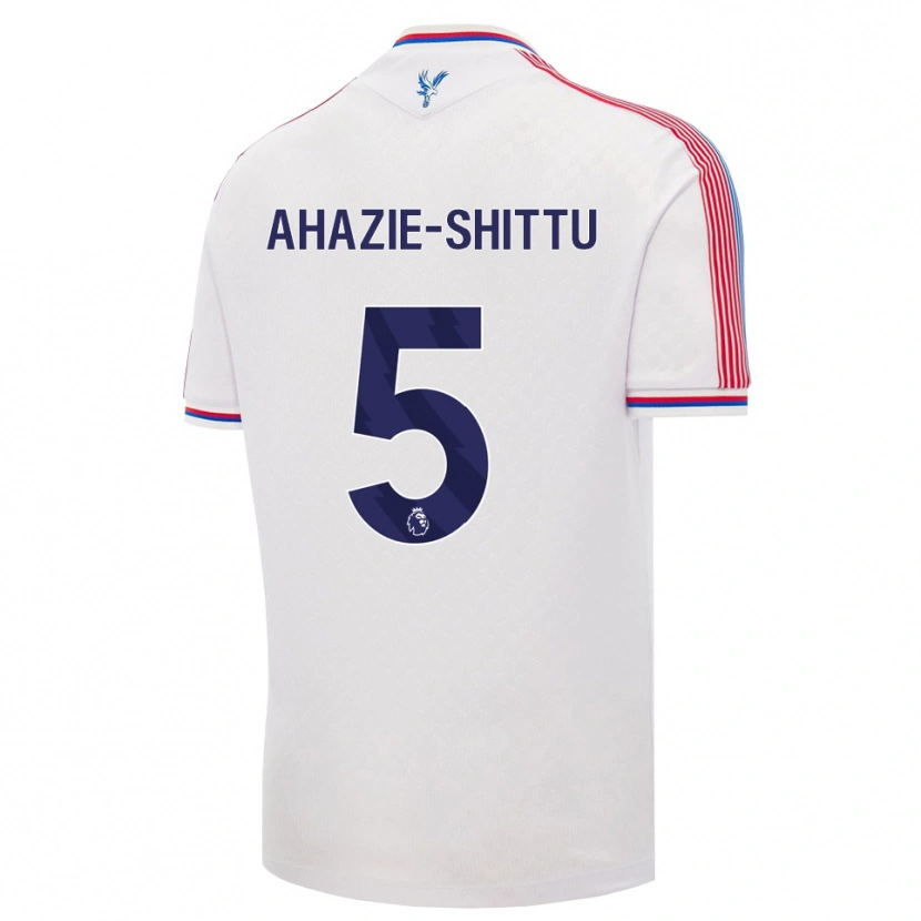 Danxen Hombre Camiseta Remi Ahazie-Shittu #5 Blanco Rojo Azul 1ª Equipación 2026/27 La Camisa México