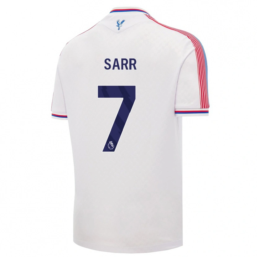Danxen Hombre Camiseta Ismaïla Sarr #7 Blanco Rojo Azul 1ª Equipación 2026/27 La Camisa México