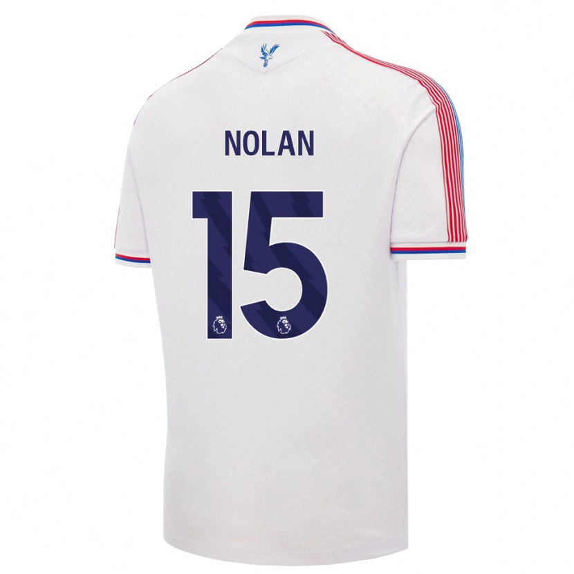 Danxen Hombre Camiseta Hayley Nolan #15 Blanco Rojo Azul 1ª Equipación 2026/27 La Camisa México