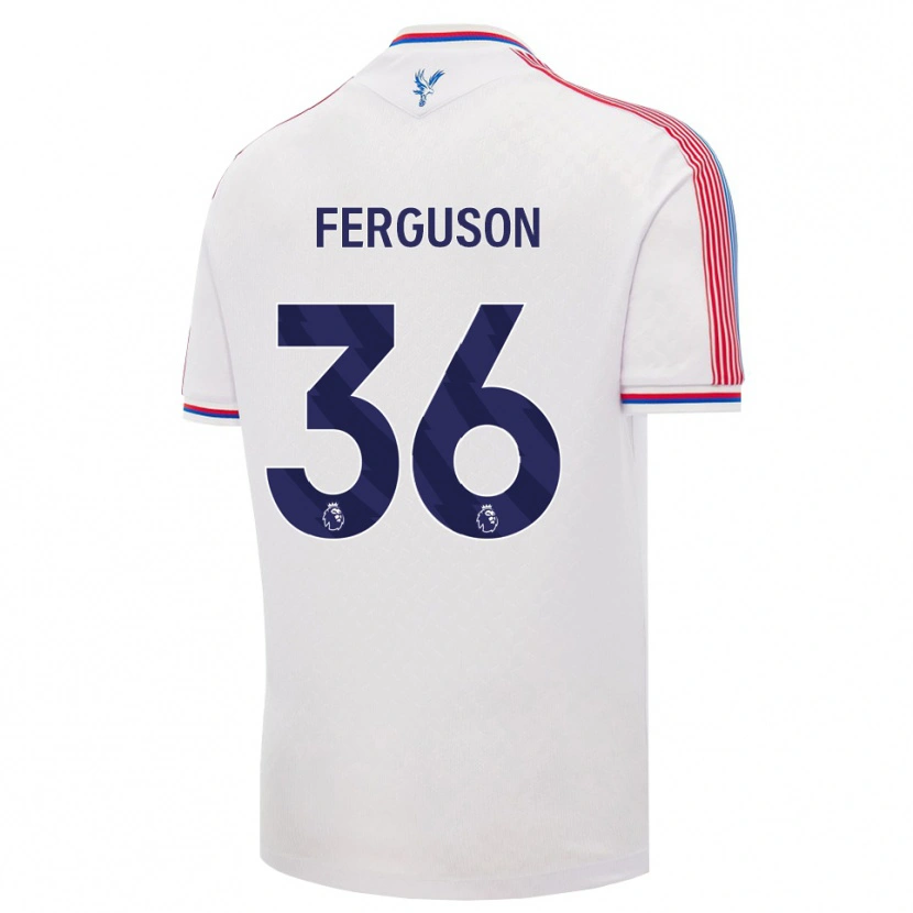 Danxen Hombre Camiseta Nathan Ferguson #36 Blanco Rojo Azul 1ª Equipación 2026/27 La Camisa México