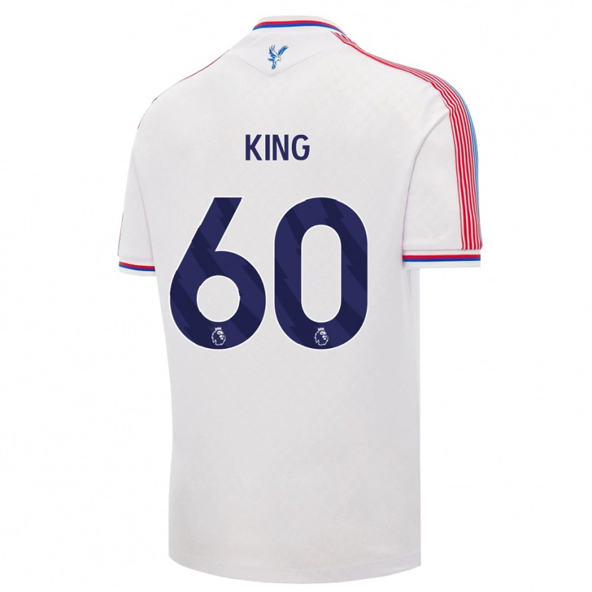 Danxen Hombre Camiseta George King #60 Blanco Rojo Azul 1ª Equipación 2026/27 La Camisa México