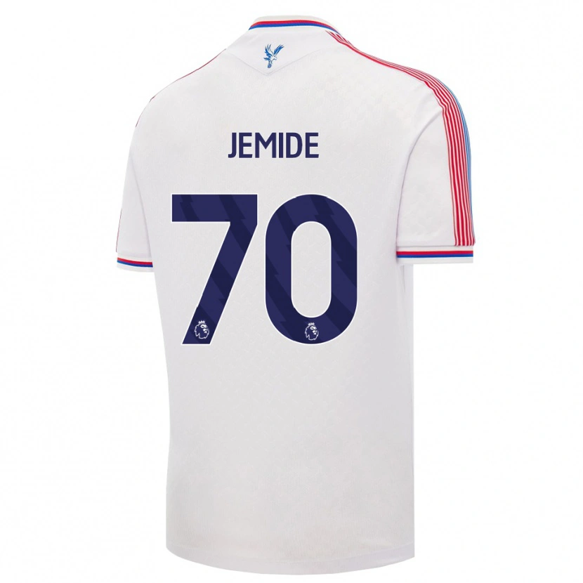 Danxen Hombre Camiseta Mofe Jemide #70 Blanco Rojo Azul 1ª Equipación 2026/27 La Camisa México