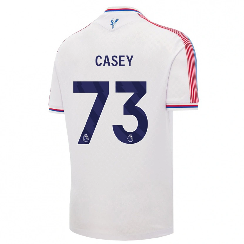 Danxen Hombre Camiseta Ben Casey #73 Blanco Rojo Azul 1ª Equipación 2026/27 La Camisa México