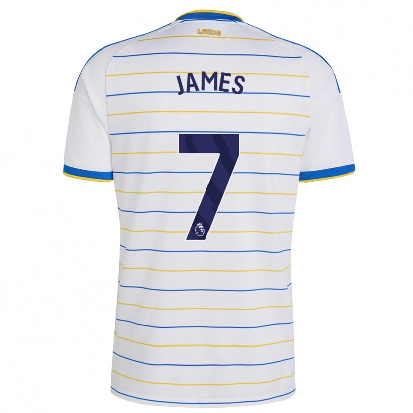 Danxen Hombre Camiseta Daniel James #7 Rojo Amarillo Azul 1ª Equipación 2026/27 La Camisa México