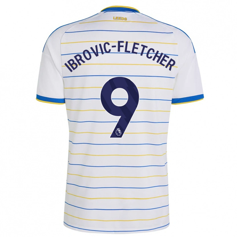 Danxen Hombre Camiseta Edward Ibrovic-Fletcher #9 Rojo Amarillo Azul 1ª Equipación 2026/27 La Camisa México