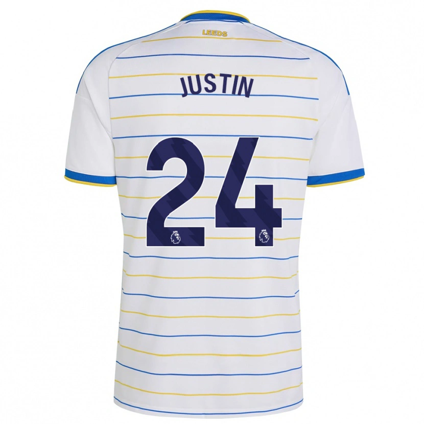 Danxen Hombre Camiseta James Justin #24 Rojo Amarillo Azul 1ª Equipación 2026/27 La Camisa México
