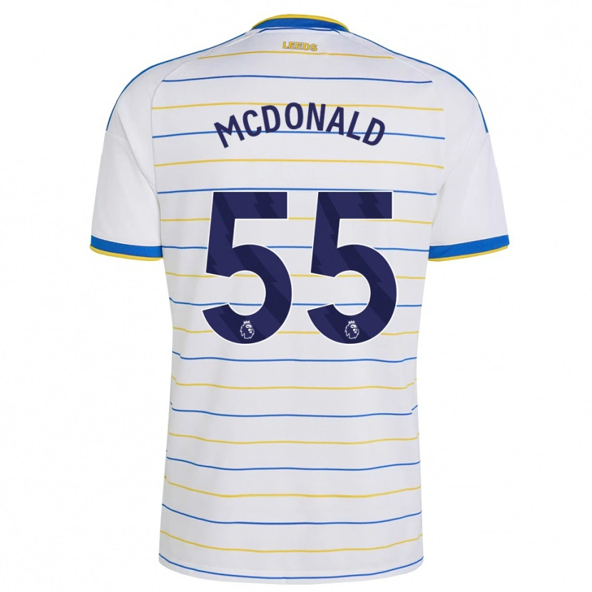 Danxen Hombre Camiseta Josh Mcdonald #55 Rojo Amarillo Azul 1ª Equipación 2026/27 La Camisa México