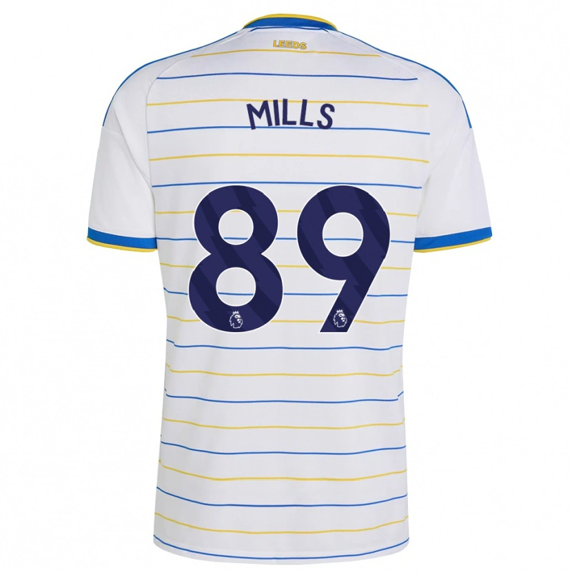 Danxen Hombre Camiseta Callum Mills #89 Rojo Amarillo Azul 1ª Equipación 2026/27 La Camisa México