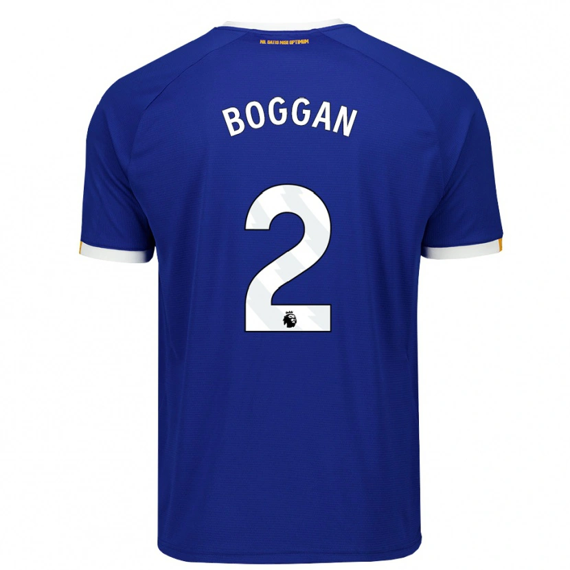 Danxen Hombre Camiseta Francis Boggan #2 Azul Blanco Amarillo 1ª Equipación 2026/27 La Camisa México