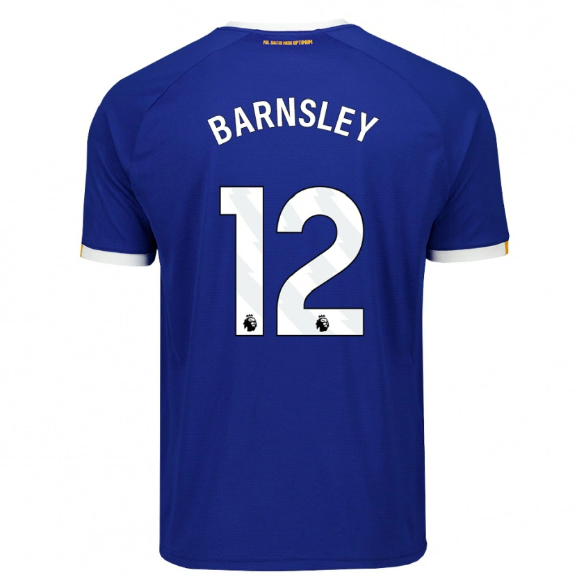 Danxen Hombre Camiseta Fraser Barnsley #12 Azul Blanco Amarillo 1ª Equipación 2026/27 La Camisa México