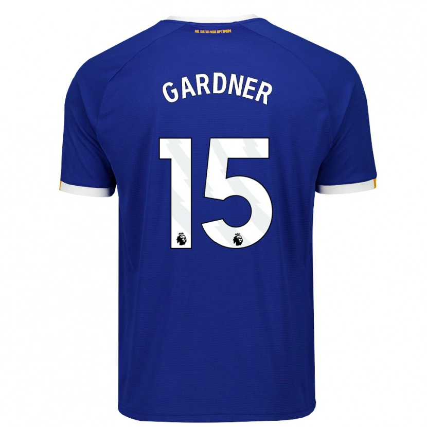 Danxen Hombre Camiseta Luis Gardner #15 Azul Blanco Amarillo 1ª Equipación 2026/27 La Camisa México