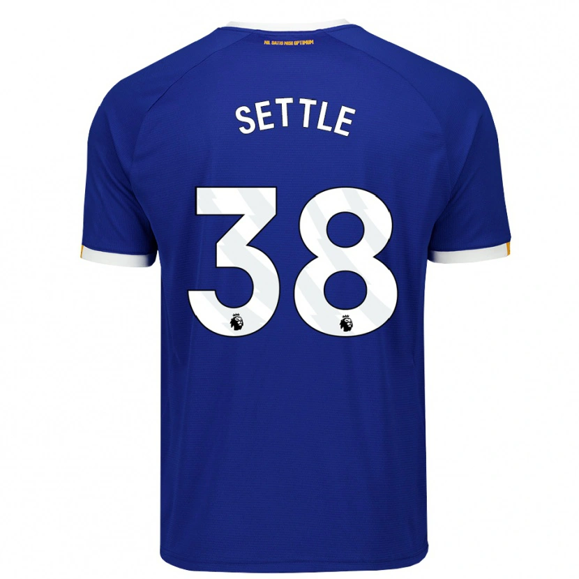 Danxen Hombre Camiseta Macy Settle #38 Azul Blanco Amarillo 1ª Equipación 2026/27 La Camisa México