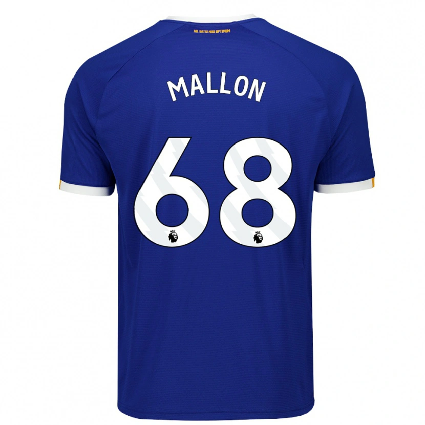 Danxen Hombre Camiseta Mathew Mallon #68 Azul Blanco Amarillo 1ª Equipación 2026/27 La Camisa México