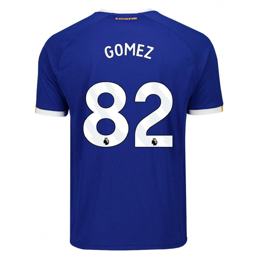 Danxen Hombre Camiseta Francis Gomez #82 Azul Blanco Amarillo 1ª Equipación 2026/27 La Camisa México