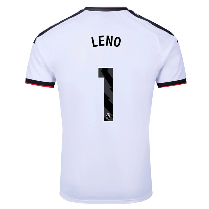 Danxen Hombre Camiseta Bernd Leno #1 Blanco Negro Rojo 1ª Equipación 2026/27 La Camisa México