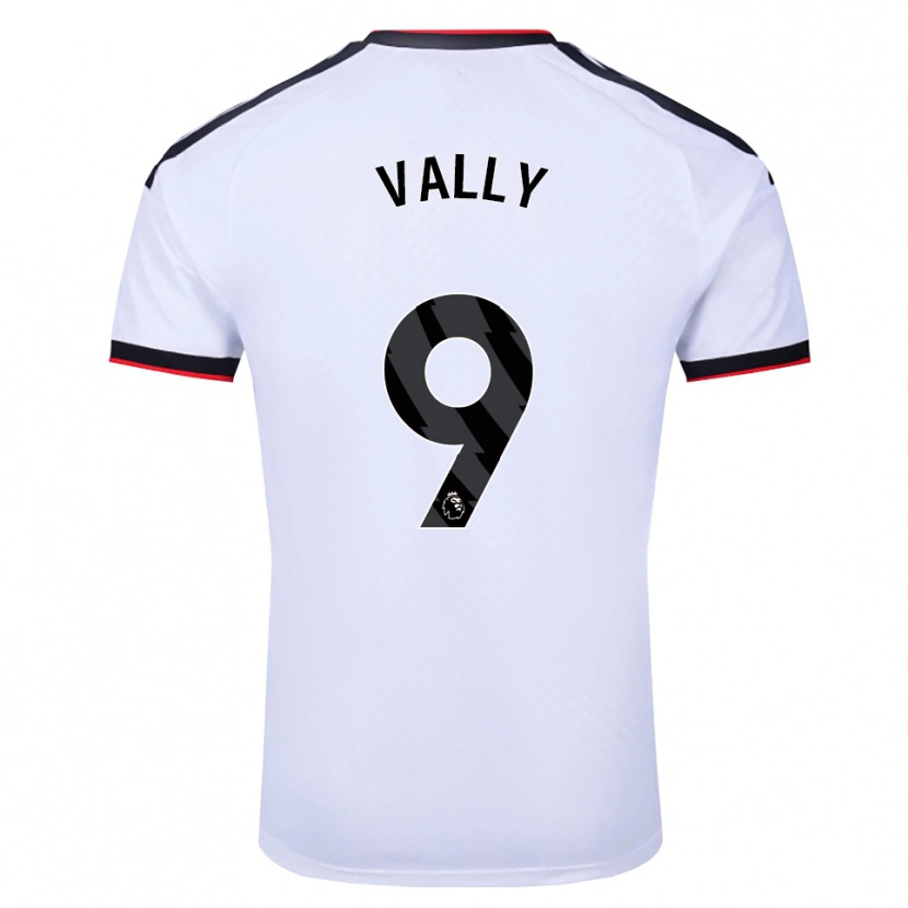 Danxen Hombre Camiseta Khai Vally #9 Blanco Negro Rojo 1ª Equipación 2026/27 La Camisa México