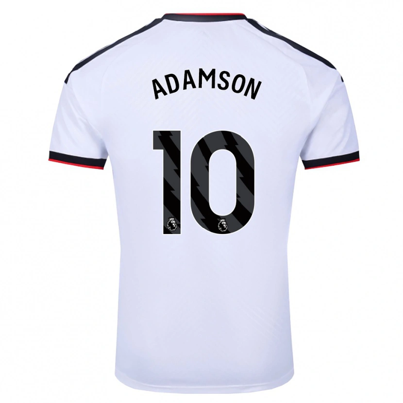 Danxen Hombre Camiseta Sasha Adamson #10 Blanco Negro Rojo 1ª Equipación 2026/27 La Camisa México