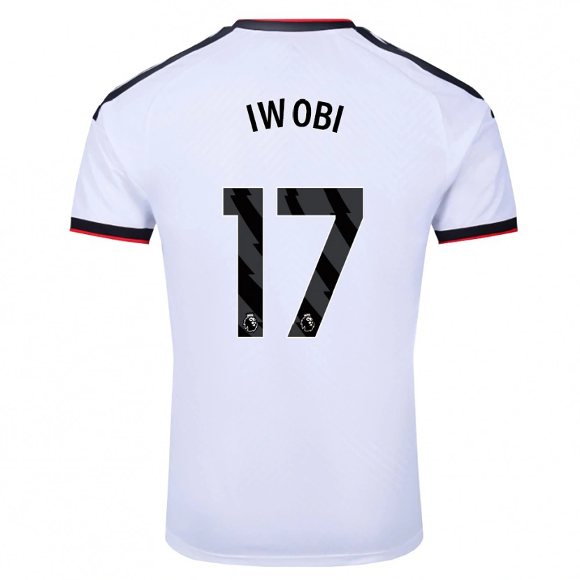 Danxen Hombre Camiseta Alex Iwobi #17 Blanco Negro Rojo 1ª Equipación 2026/27 La Camisa México