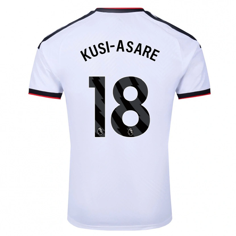 Danxen Hombre Camiseta Jonah Kusi-Asare #18 Blanco Negro Rojo 1ª Equipación 2026/27 La Camisa México