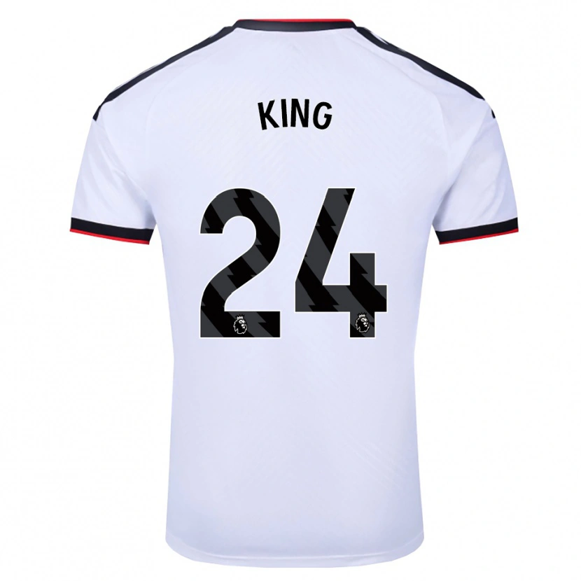 Danxen Hombre Camiseta Josh King #24 Blanco Negro Rojo 1ª Equipación 2026/27 La Camisa México