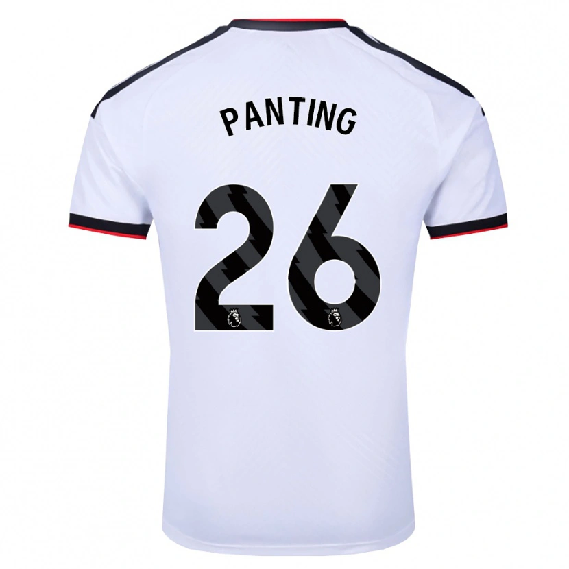Danxen Hombre Camiseta Rachel Panting #26 Blanco Negro Rojo 1ª Equipación 2026/27 La Camisa México